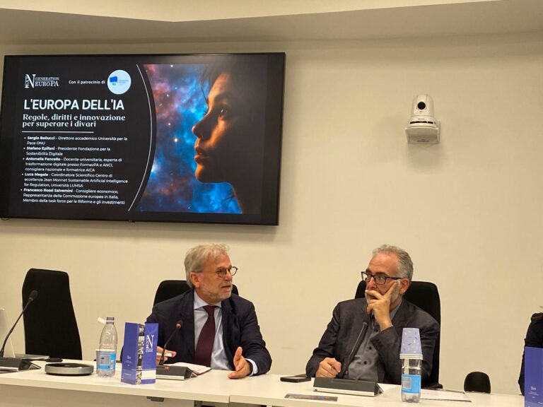 L’Europa dell’IA, Next Generation Europa, Roma, 1° ottobre 2026